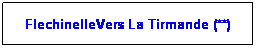 Zone de Texte: FlechinelleVers La Tirmande (**)
