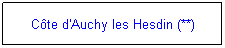 Zone de Texte: Cte d'Auchy les Hesdin (**)
